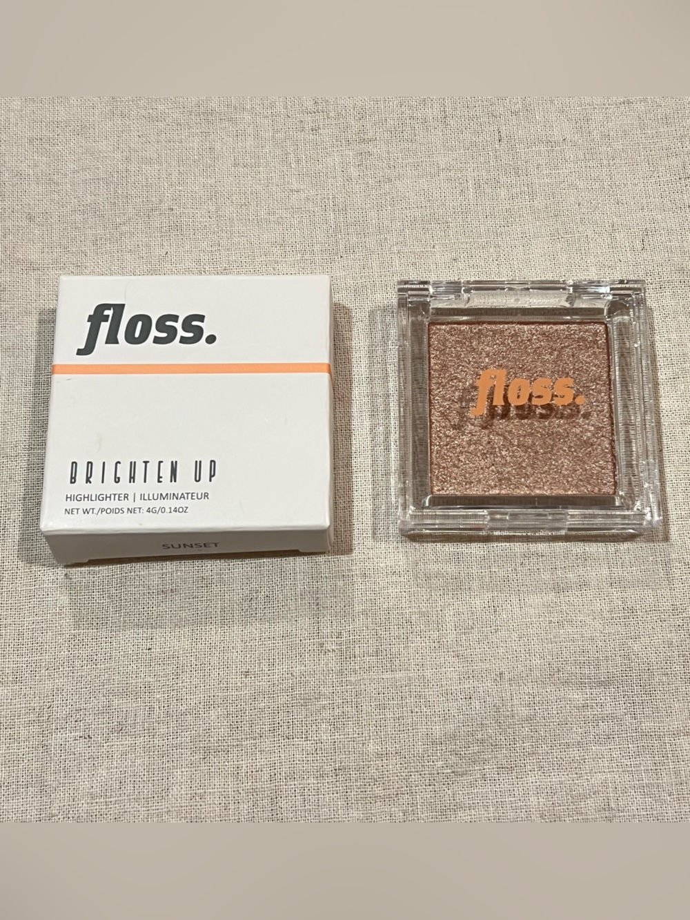 Floss Brighten Up Highlighter in SUNSET